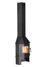 Камин МЮНХЕН ПРИСТЕННО УГЛОВОЙ КОМПАКТ черный в Слониме