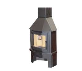 Камин Мюнхен угловой чёрный купить в Слониме