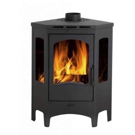 Печь-камин Бавария панорама угловая Амазонка бай фото в Слониме