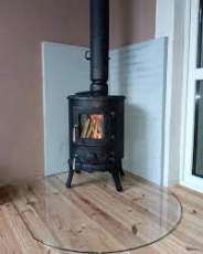 Купить Печь-камин NORDflam Palestro patine в интерьере в Слониме Амазонка бай фото в Слониме