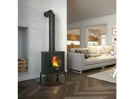 Купить Печь-камин NORDflam Adria в интерьере в Слониме Амазонка бай фото в Слониме