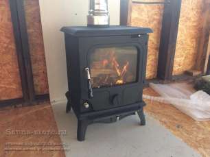 Печь-камин чугунный FireWay Paul в интерьере патина медь Амазонка бай фото в Слониме