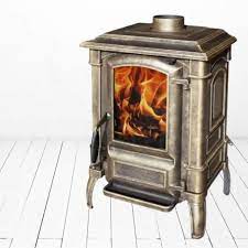 Печь-камин чугунный FireWay Bruno патина медь Амазонка бай фото в Слониме