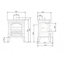  Купить Печь-камин NORDflam Akron в Слониме Амазонка бай фото в Слониме