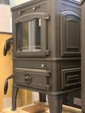 Печь-камин FireWay Dacha патина бронза в интерьере Амазонка бай фото в Слониме