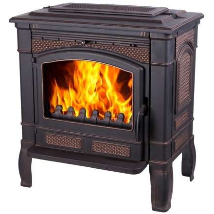 Печь-камин FireWay Gunter патина медь Амазонка бай фото в Слониме