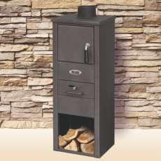 Печь-камин Blist Ekonomik LM стальная дверца фото в Слониме