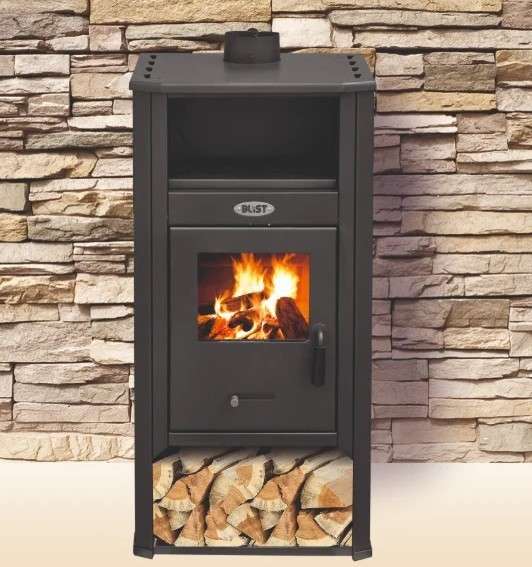 Печь-камин Blist Ambasador LM стальная дверца Амазонка бай фото в Слониме
