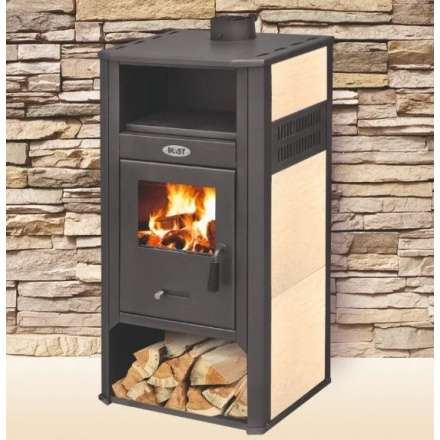 Печь-камин Blist Ambasador LM стальная дверца Амазонка бай фото в Слониме