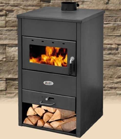 Печь-камин Blist B22 E с водяным контуром фото в Слониме