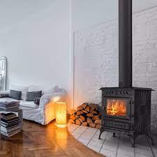 Купить Печь-камин Kawmet P3 (7.4 кВт) EKO в интерьере чугунный в Слониме фото в Слониме