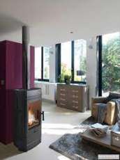 Печь-камин Invicta Cassine чугун в интерьере Амазонка бай фото в Слониме