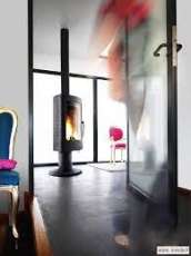 Печь-камин Invicta Pharos в интерьере Амазонка бай фото в Слониме