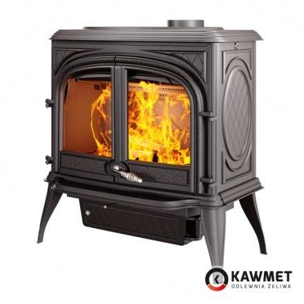 Печь-камин KAWMET Premium ARES S7 (11,3 кВт) Амазонка бай фото в Слониме
