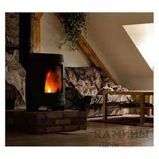Печь-камин чугунный Invicta La Borne 2 в интерьере Амазонка бай фото в Слониме
