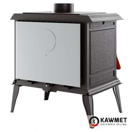 Купить Печь-камин KAWMET Premium PROMETEUS S11 (8,5 кВт) в интерьере чугунный в Слониме фото в Слониме