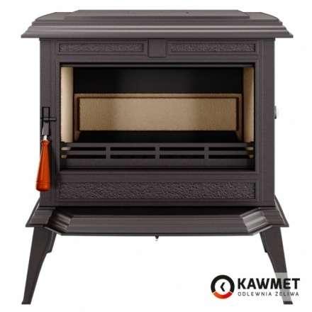 Купить Печь-камин KAWMET Premium ATHENA S12 (12,3 кВт) в интерьере чугунный в Слониме фото в Слониме