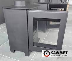 Купить Печь-камин Kawmet Premium S16 (4,9 кВт) в интерьере чугунный в Слониме фото в Слониме