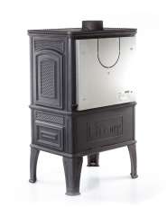Печь-камин FireWay Dacha с варочной поверхностью чёрный Амазонка бай фото в Слониме