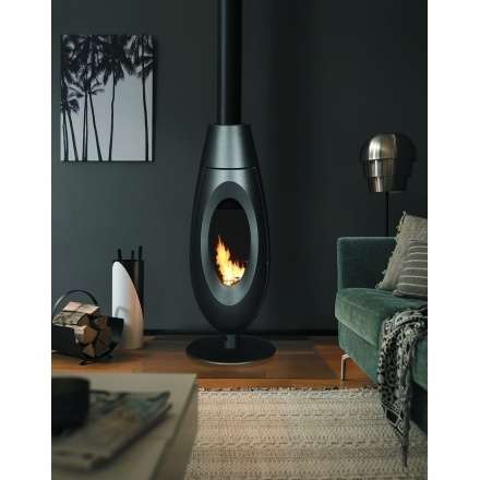 Печь-камин Invicta OVATIO в интерьере Амазонка бай фото в Слониме