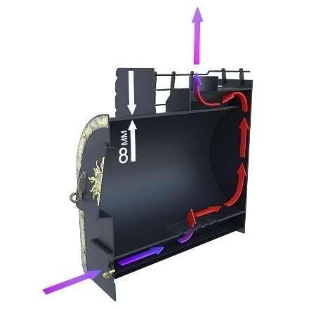 Отопительная печь Царь-печи Злата в Слониме