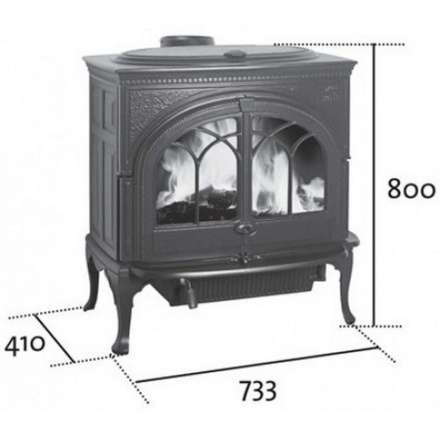 Чугунная печь камин Jotul F600 в Слониме