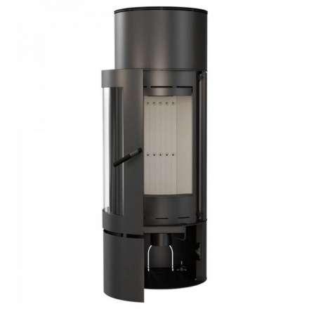 Купить Печь-камин Kratki Antares стальной в интерьере в Слониме Амазонка бай фото в Слониме