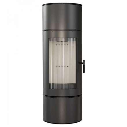 Купить Печь-камин Kratki Antares стальной в интерьере в Слониме Амазонка бай фото в Слониме