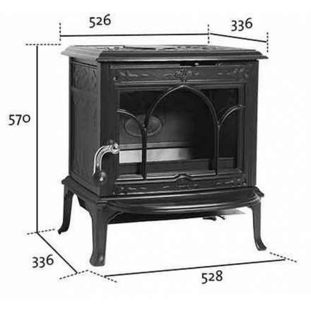 Чугунная печь камин Jotul F100 SE в Слониме