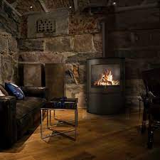 Купить Печь-камин Kratki Koza/AB/S/2 (сталь) стальной в интерьере в Слониме Амазонка бай фото в Слониме