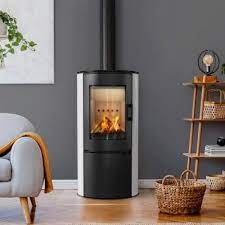 Купить Печь-камин Kratki Koza/AB/S/DR стальной в интерьере в Слониме Амазонка бай фото в Слониме