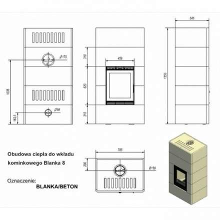 Купить Кафельную печь Kratki BLANKA/KAFEL/K амазонка бай фото в Слониме