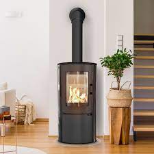  Купить Печь-камин Kratki Koza/AB стальной в интерьере в Слониме Амазонка бай фото в Слониме