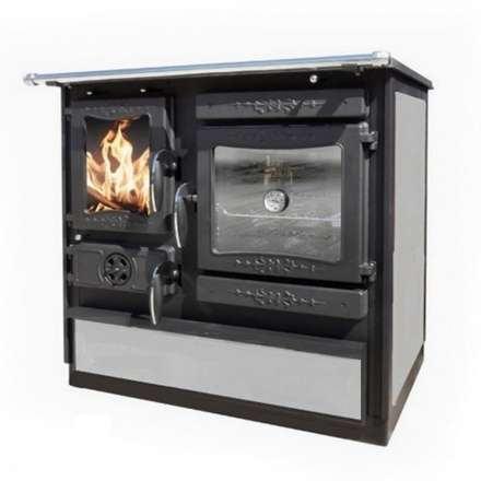 Печь-камин Guca GULIVER THERMO STONE с плитой и водяным контуром Амазонка бай фото в Слониме