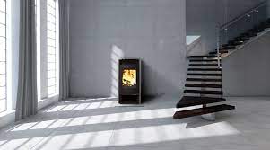 Купить Печь-камин KFD EWA в интерьере чугунная в Слониме в Слониме