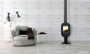 Купить Печь-камин KFD LIDIA в интерьере чугунная в Слониме в Слониме