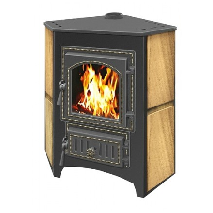 Печь-камин Везувий ПК-01 (220) угловой песчаник 9 кВт Амазонка бай фото в Слониме
