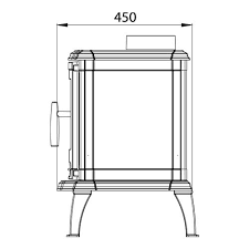 Купить Печь-камин NORDflam Oria чугун в Слониме Амазонка бай фото в Слониме