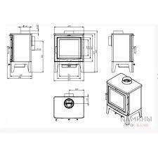 Купить Печь-камин NORDflam Ivory в Слониме Амазонка бай фото в Слониме
