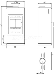 Купить Печь-камин NORDflam Pireus в Слониме Амазонка бай фото в Слониме