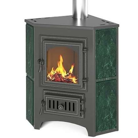 Печь-камин Везувий ПК-01 (220) угловой змеевик 9 кВт купить в Слониме