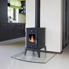 Купить Печь-камин Kratki Koza K10 в интерьере в Слониме Амазонка бай фото в Слониме