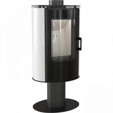 Печь-камин Kratki Koza/AB/S/NO/GLASS/Kafel/Bialy Амазонка бай фото в Слониме