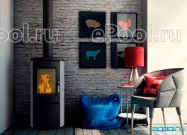 Купить Печь-камин Печь-камин Kratki Koza/AB/S/Kafel/Bialy в интерьере в Слониме Амазонка бай фото в Слониме