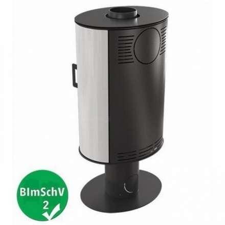 Купить Печь-камин Kratki KOZA/AB/S/N/KAFEL/BIALY (кафель белый) в интерьере в Слониме Амазонка бай фото в Слониме