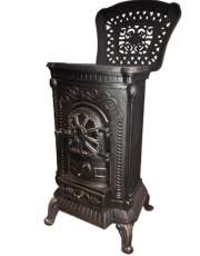 Чугунная печь-камин Амбра Eurokom фото в Слониме