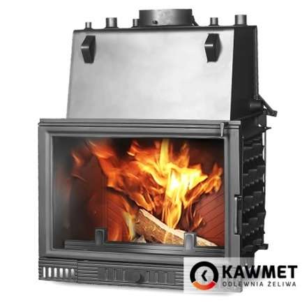 Каминная топка Kawmet W1CO 18,7 кВт с водяным контуром в Слониме