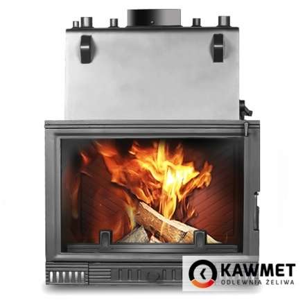 Каминная топка Kawmet W1CO 18,7 кВт с водяным контуром Амазонка бай фото в Слониме