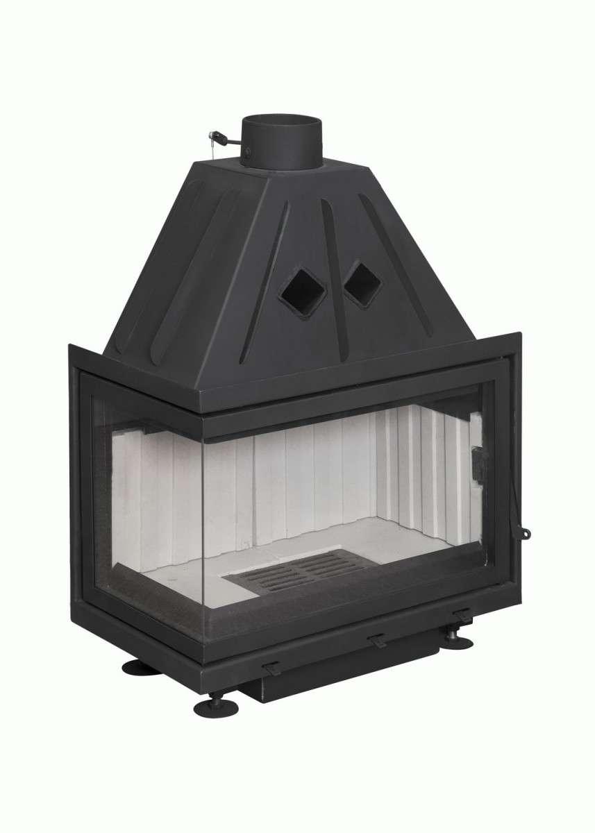 Каминная топка Экокамин Альфа 700 L два стекла левая купить в Слониме