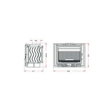 Каминная топка Invicta 700 ECO 14kW в Слониме